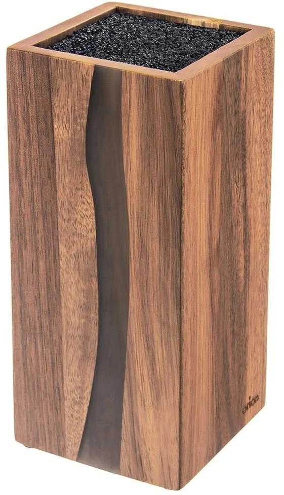 Medinis dekoratyvinis peilių stovas ORION 11 x 23 x 23,5 cm
