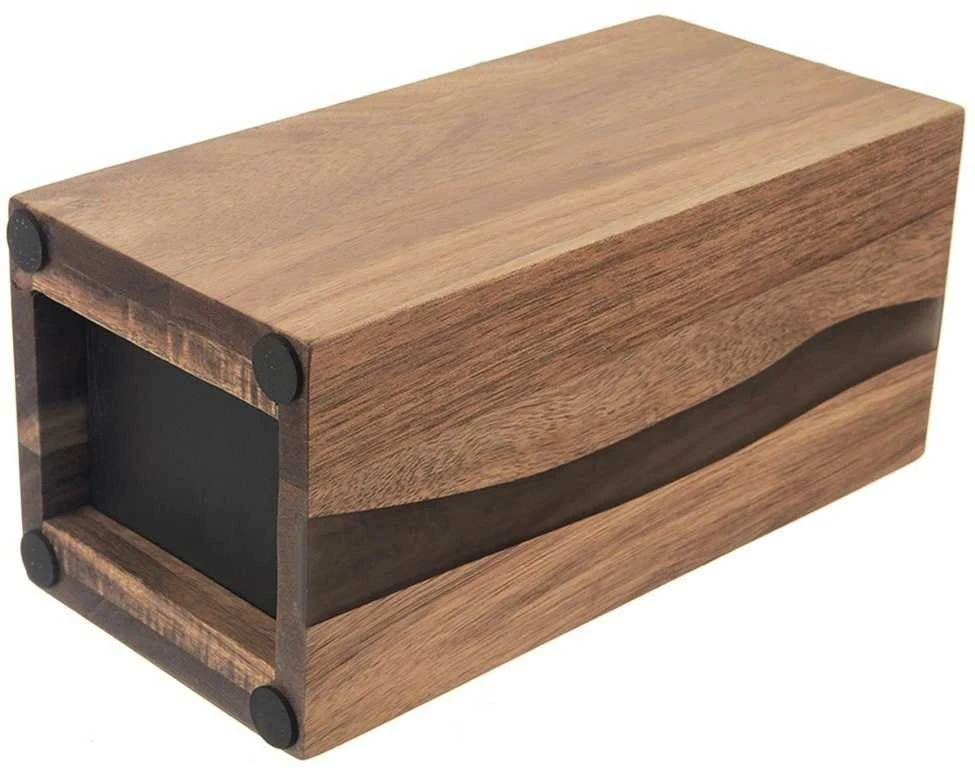 Medinis dekoratyvinis peilių stovas ORION 11 x 23 x 23,5 cm