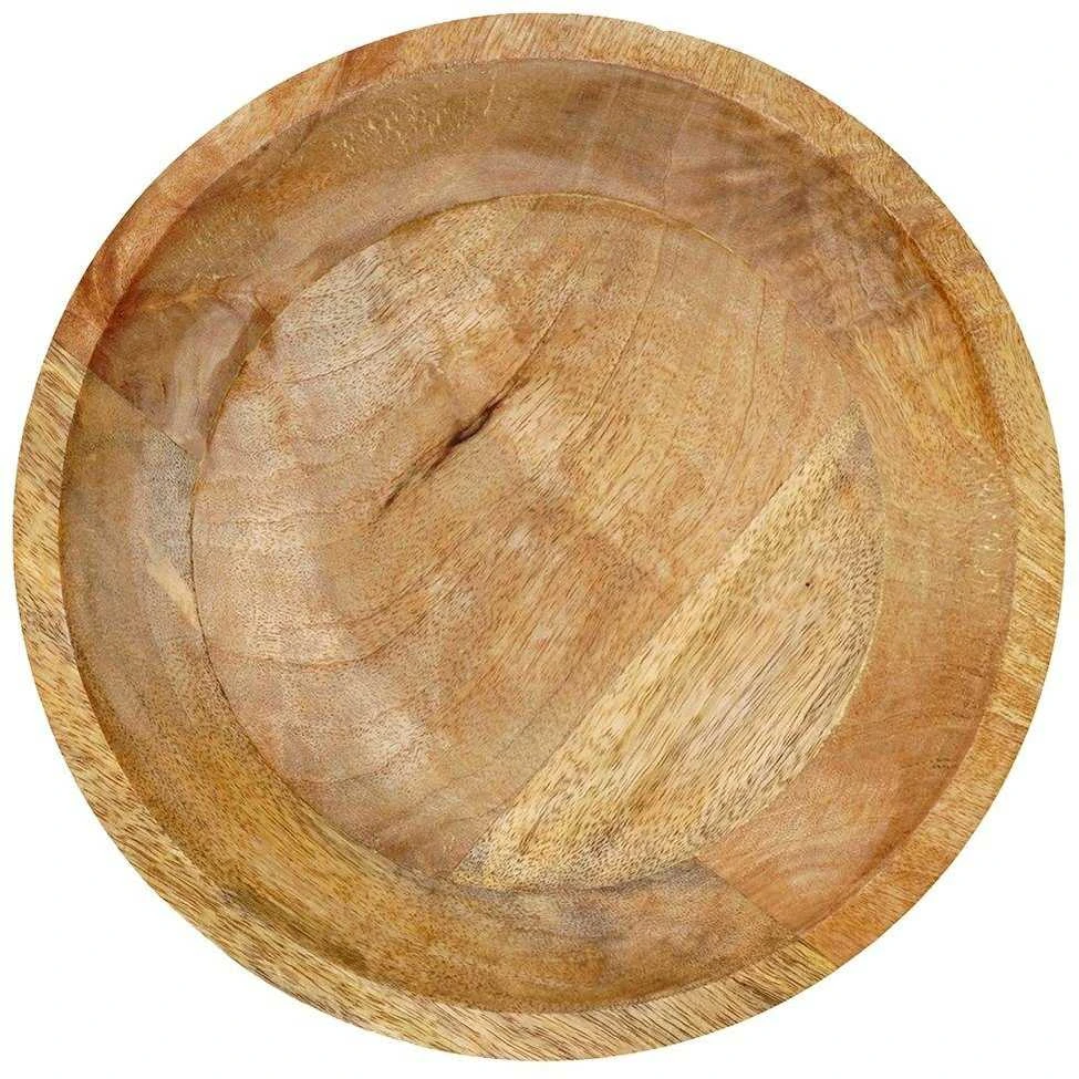 Medinis vaisių dubuo indams serviruoti, 30x6,5 cm