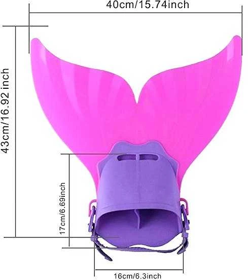 Mermaid Fin Tail Monofin MASTER (28-36)