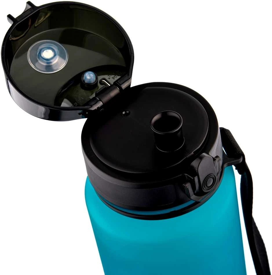 Gertuvė „Meteor“ 1000 ml turkio spalvos sportinis butelis