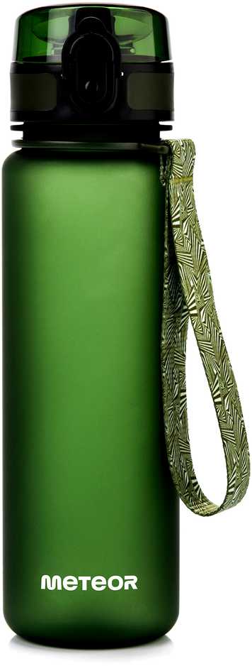 Gertuvė „Meteor“ 500 ml sportinis butelis, tamsiai žalias