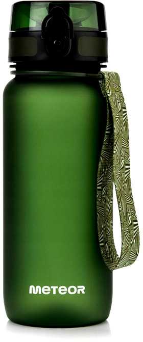 Gertuvė „Meteor“ 650 ml sportinis butelis, tamsiai žalias