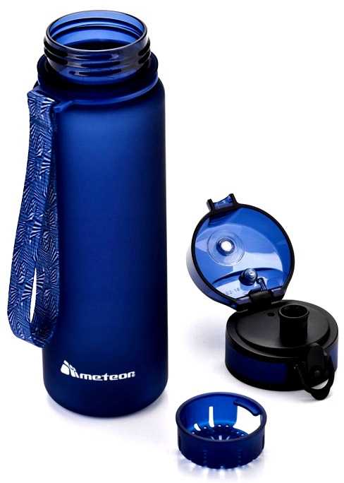 Gertuvė „Meteor“ 650 ml tamsiai mėlynas sportinis butelis