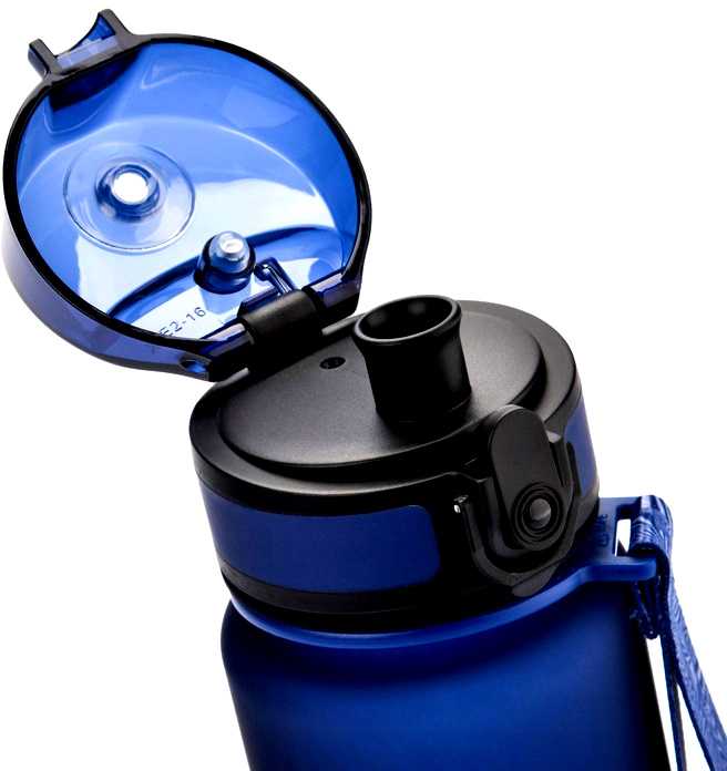 Gertuvė „Meteor“ 650 ml tamsiai mėlynas sportinis butelis