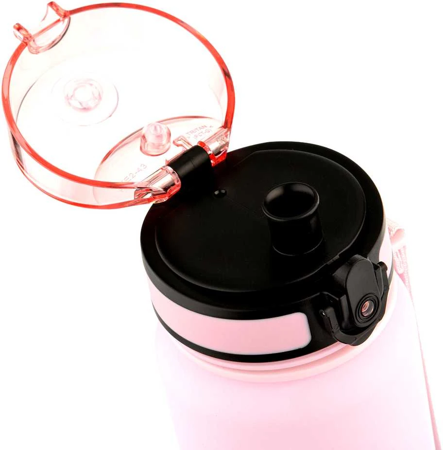 Gertuvė „Meteor“ 800 ml rožinės/mėlynos spalvos sportinis butelis