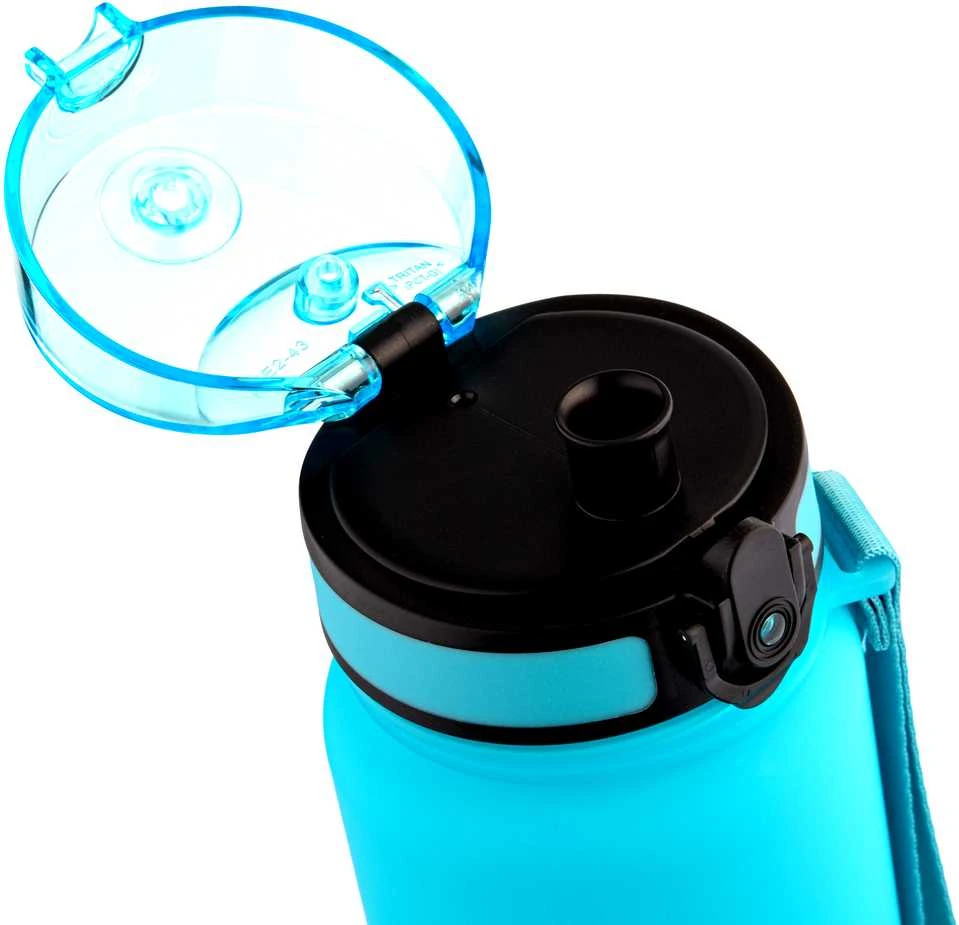 Gertuvė Meteor 800 ml sportinis buteliukas mėlynas/žalias
