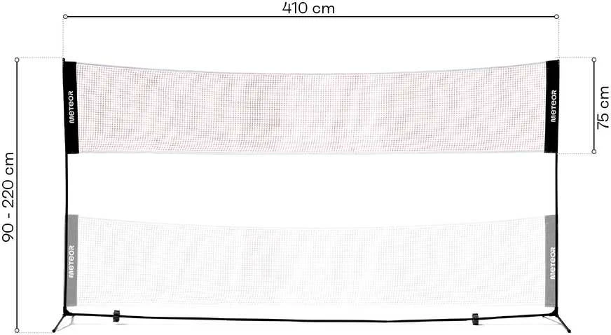 Meteor badmintono tinklelis 5,1M*0,76M