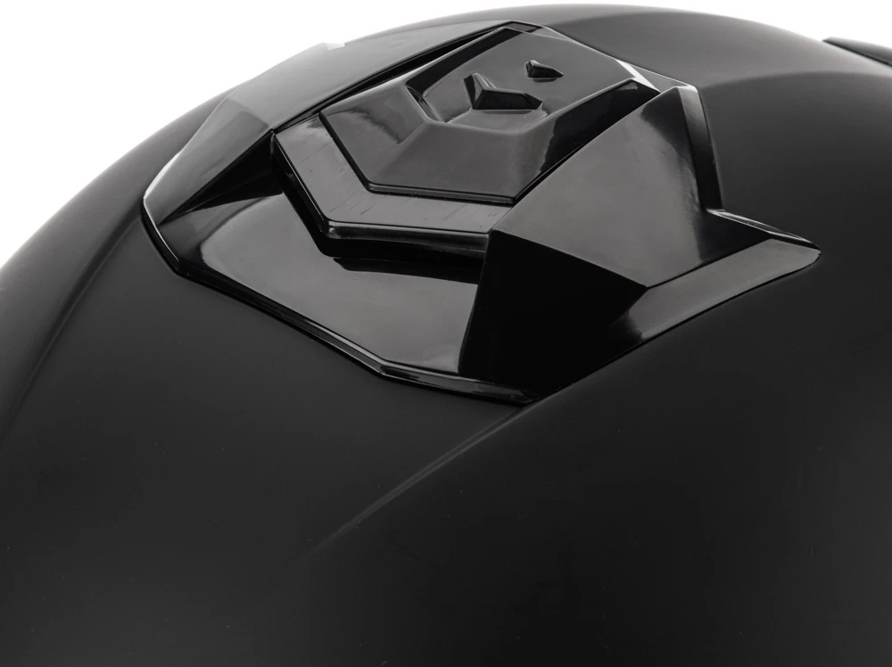 „Meteor Hekato M“ motociklo šalmas, 57–58 cm, juodas