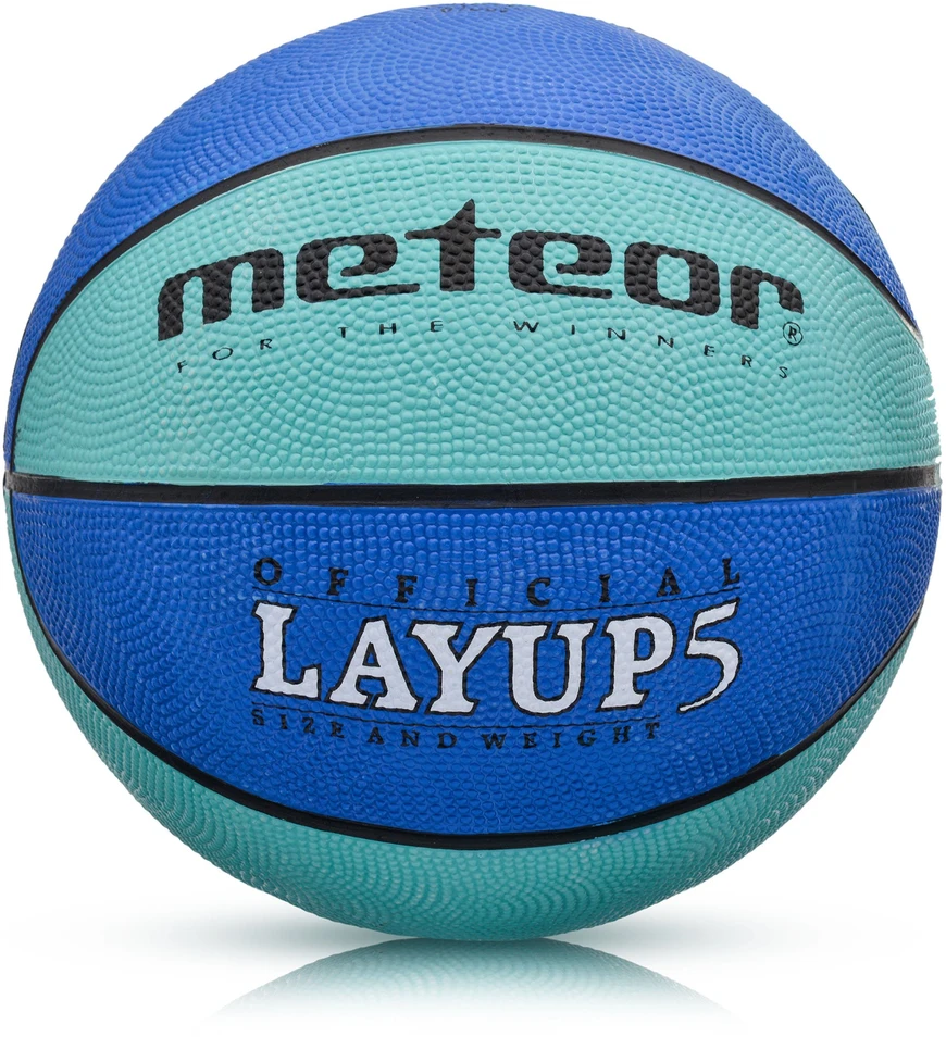 „Meteor Layup 5“ mėlynas krepšinis