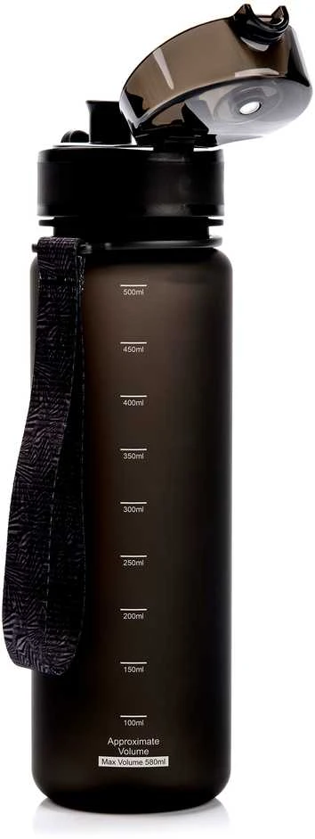 Gertuvė „Meteor“ sportinis butelis, 500 ml, juodas