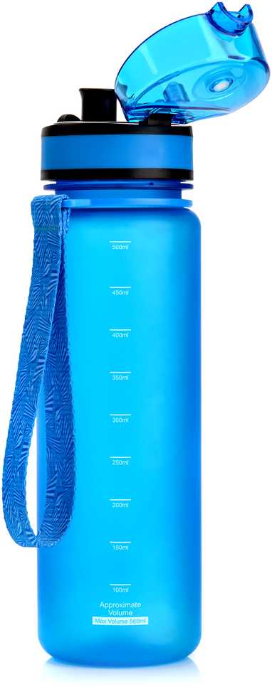 Gertuvė „Meteor“ sportinis butelis, 500 ml, mėlynas