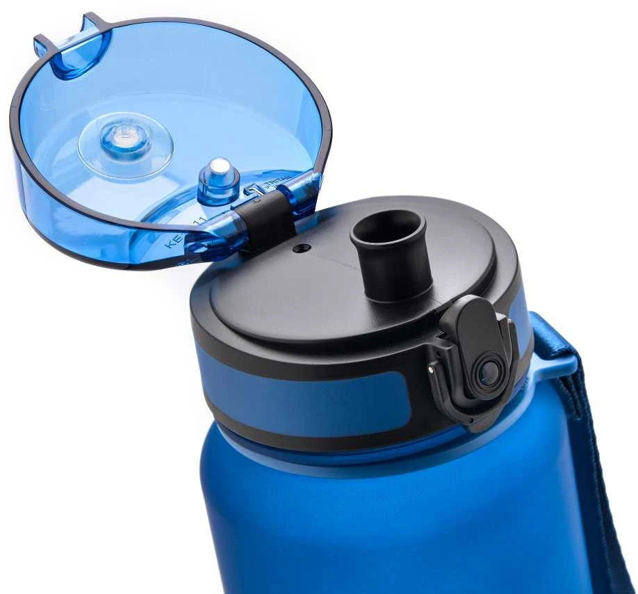 Gertuvė Meteor sportinis buteliukas 1000 ml mėlynos/turkio spalvos