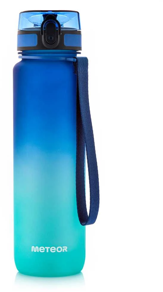 Gertuvė Meteor sportinis buteliukas 1000 ml mėlynos/turkio spalvos