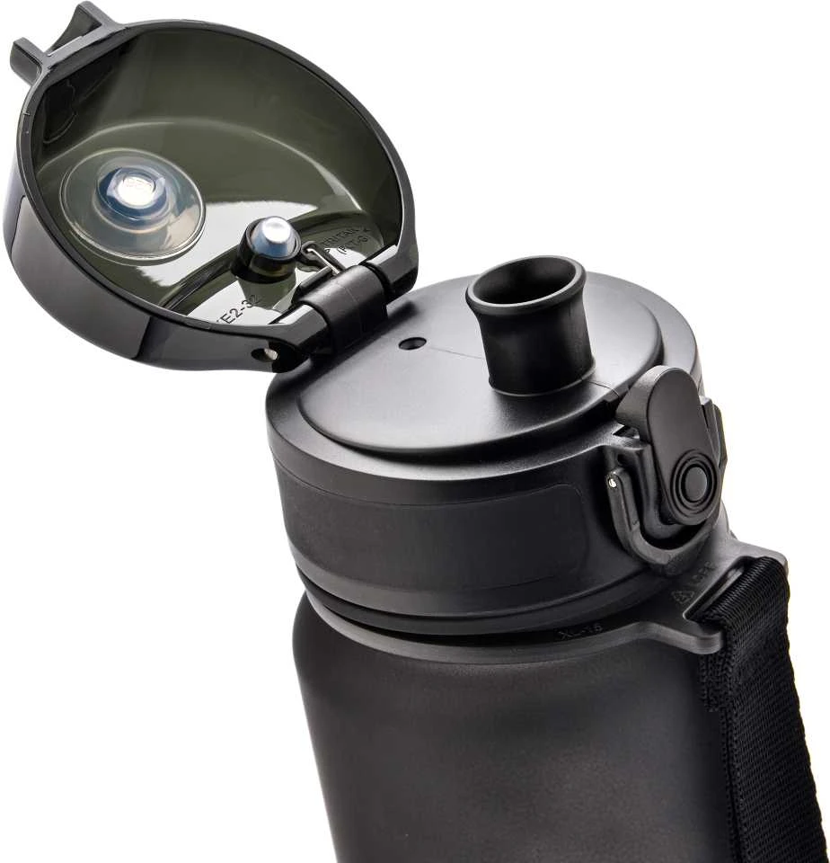 Gertuvė Meteor sportinis buteliukas 500 ml juoda/balta