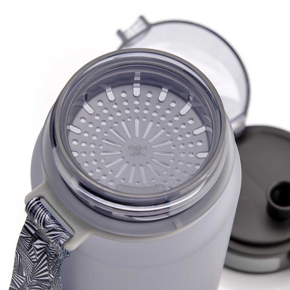 Gertuvė METEOR SPORTS BUTELIS 650ml pilkas