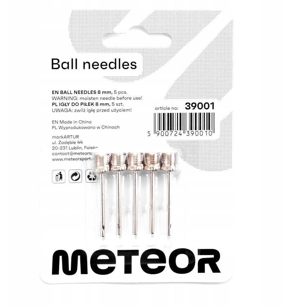 Meteorball adatos 8 mm lizdinė plokštelė 5 vnt