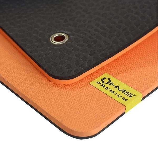 MFK01 ORANŽINĖ-Juodas KLUBINIS KILIMAS SU KIAUGŲ HMS PREMIUM