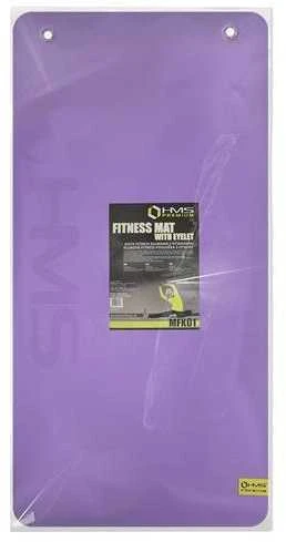 MFK01 VIOLETAS- Juodas CLUB treniruoklių kilimėlis su skylutėmis HMS PREMIUM