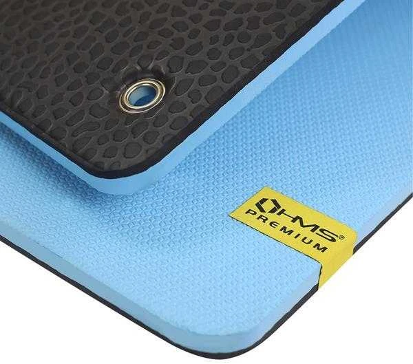 MFK02 MĖLYNAS-Juodas KLUBINIS FITNESS KILIMAS SU KIAUGUMAIS HMS PREMIUM