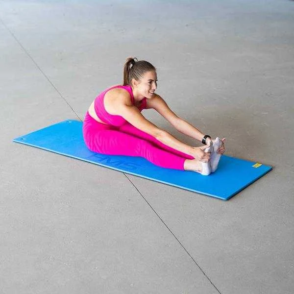 MFK03 MĖLYNAS-Juodas KLUBINIS FITNESS KILIMAS SU KIAUGUMAIS HMS PREMIUM
