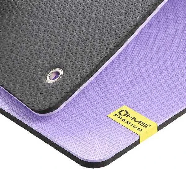 MFK07 VIOLETINĖS-JUODOS KLUBINĖS KILĖLIS SU KIUGĖMIS 120*60CM EVA 15MM HMS PREMIUM