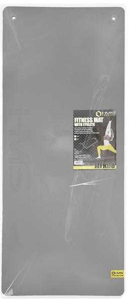 MFK08 PILKAI Juodas KLUBINIS FITNESO KILIMAS SU KIULĖMIS 140*60CM EVA 15MM HMS PREMIUM