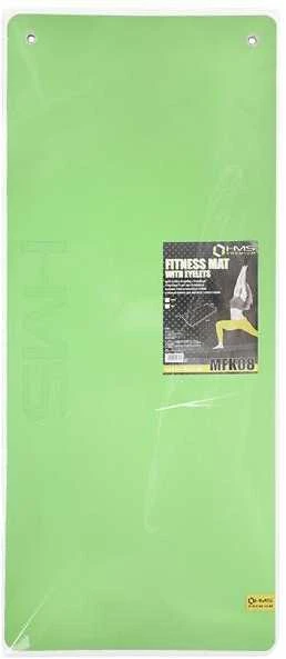 MFK08 Žalias-Juodas CLUB FITNESS KILIMAS SU KIUGĖMIS 140*60CM EVA 15MM HMS PREMIUM