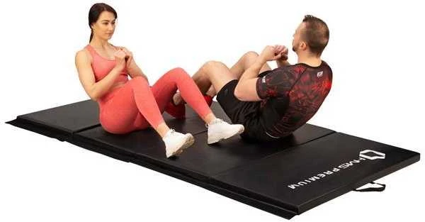 MGS01 SULANKSTAMAS GIMNASTINIS ČIUŽINIS 2400x1200 MM Juodas HMS PREMIUM