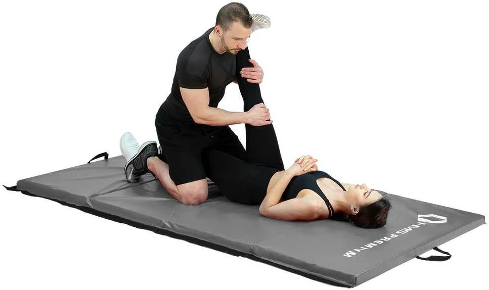 MGS01 SULANKSTAMAS GIMNASTINIS ČIUŽINIS 2400x1200 MM PILKAS HMS PREMIUM