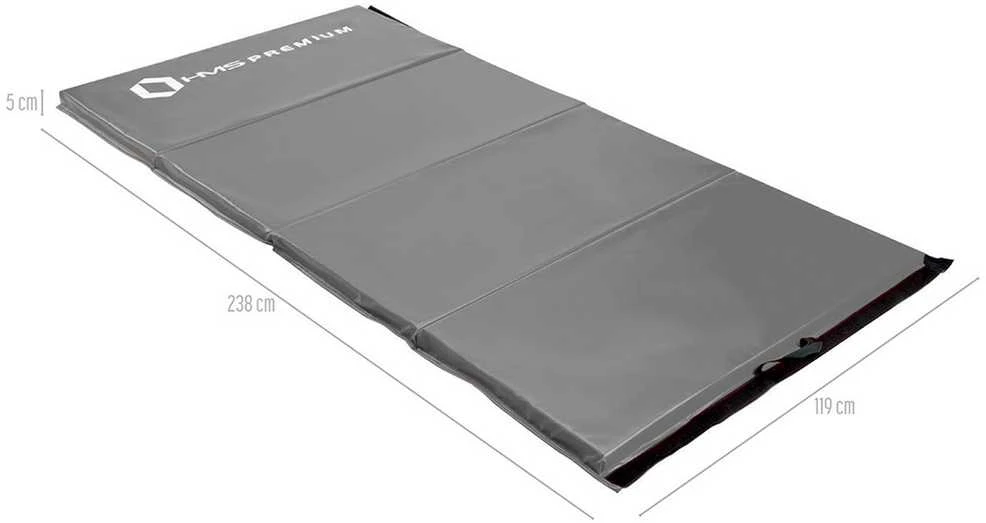 MGS01 SULANKSTAMAS GIMNASTINIS ČIUŽINIS 2400x1200 MM PILKAS HMS PREMIUM