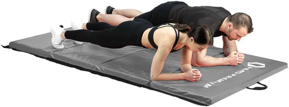 MGS01 SULANKSTAMAS GIMNASTINIS ČIUŽINIS 2400x1200 MM PILKAS HMS PREMIUM