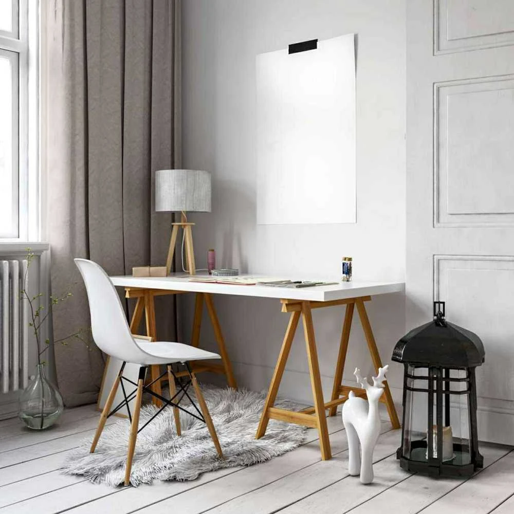 Moderni Paris DSW balta kėdė
