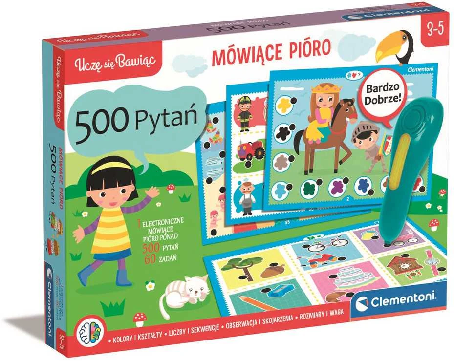 MOKOMASIS ŽAIDIMAS „KALBAMAS PIORO“ 500 KLAUSIMŲ CLM 50782 PUD