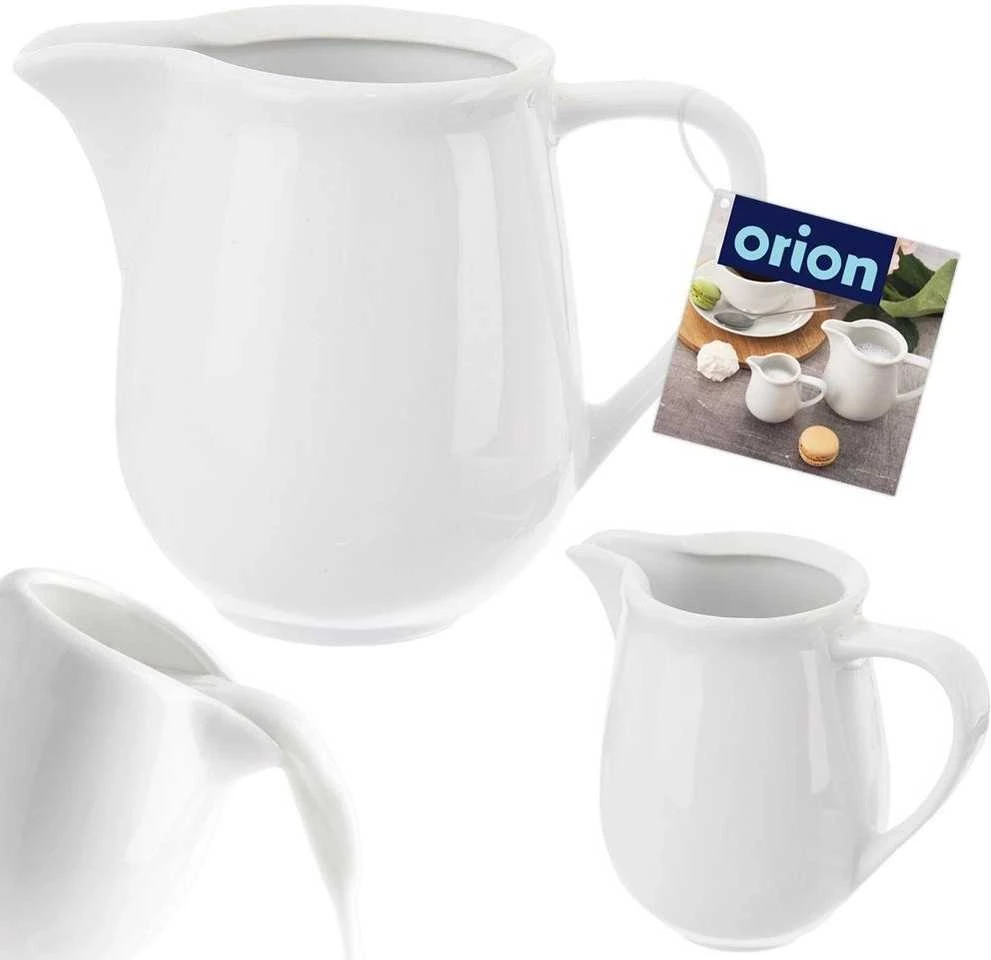 MONA baltas porcelianinis pieno ąsotis 260 ml