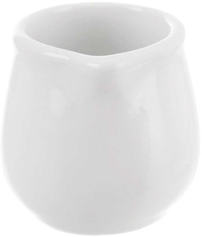 MONA baltas porcelianinis pieno ąsotis 4x4 cm, 20 ml 6 vnt.