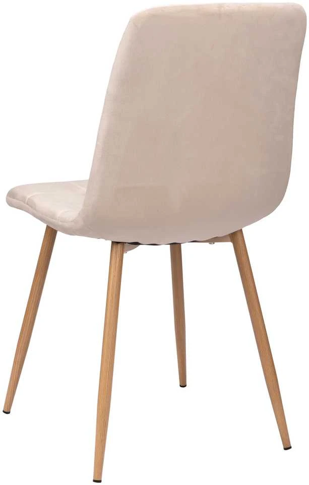 MONTANA VELVET smėlio spalvos aksominė kėdė