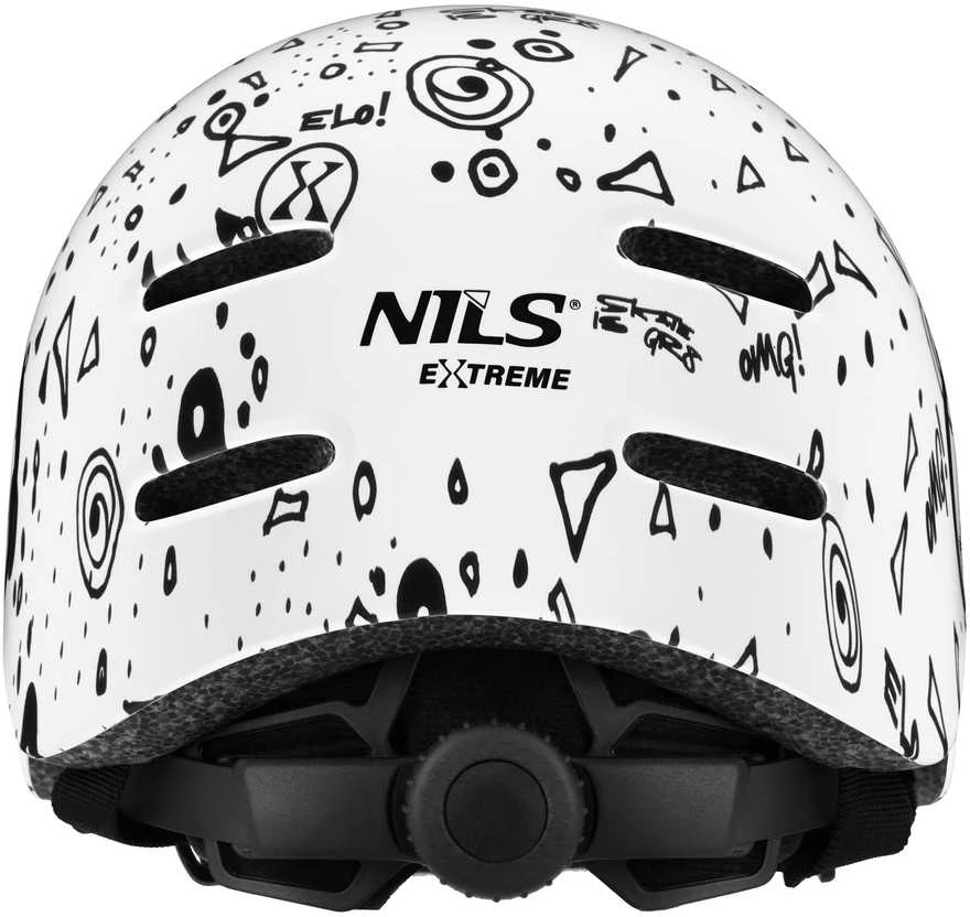 MT311 Baltas ŠALMAS L (58-61CM) NILS EXTREME