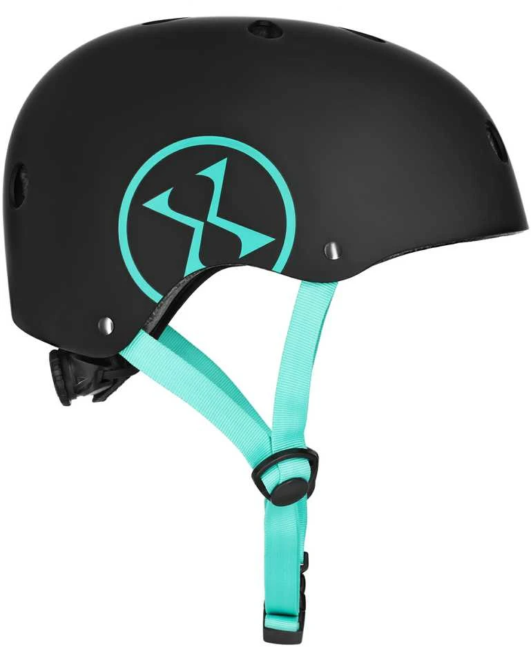 MTW001-1 ŠALMAS Juodas IR MĖLYNAS DYDŽIO. S(52-56CM) NILS EXTREME