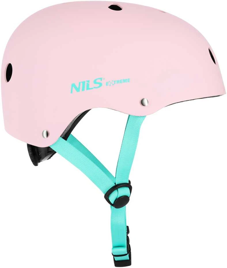 MTW001-1 ŠALMAS RAUŽAS DYDIS. XS (48-52cm) NILS EXTREME