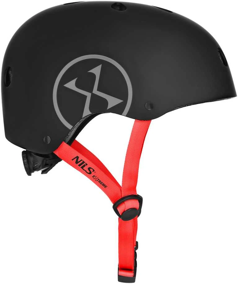 MTW001-2 Juodas ŠALMAS L (58-61CM) NILS EXTREME