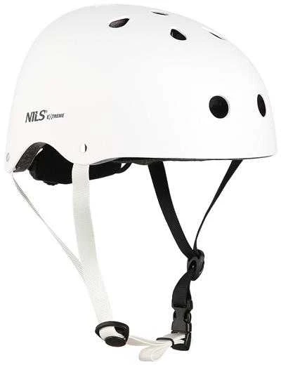 MTW001 Baltas DYDIS. S(52-56CM) NILS EXTREME šalmas