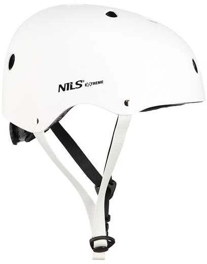 MTW001 Baltas DYDIS. S(52-56CM) NILS EXTREME šalmas