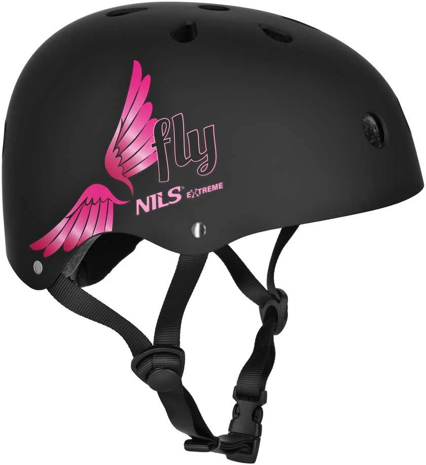 MTW001 FLY šalmas rožinis XS (48-52cm) NILS EXTREME