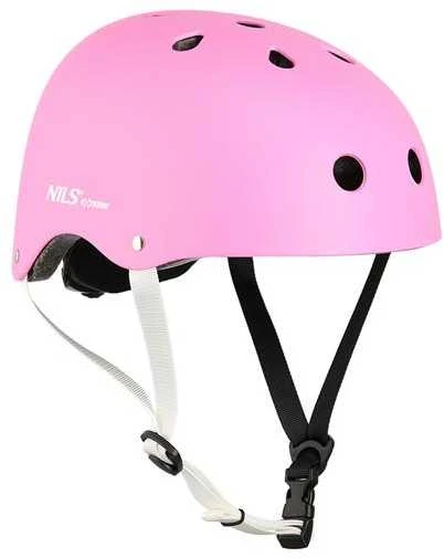 MTW001 ROŽINĖ DYDIS. M(55-58CM) NILS EXTREME šalmas