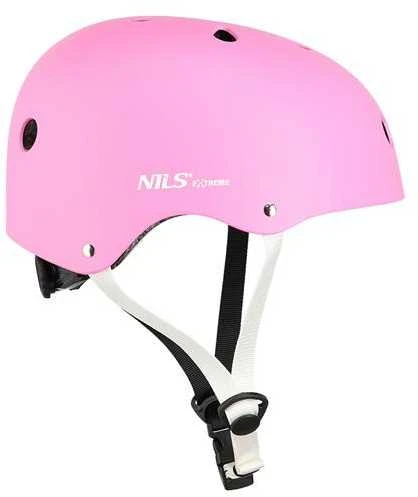 MTW001 rožinis DYDIS. XS(48-52CM) NILS EXTREME šalmas