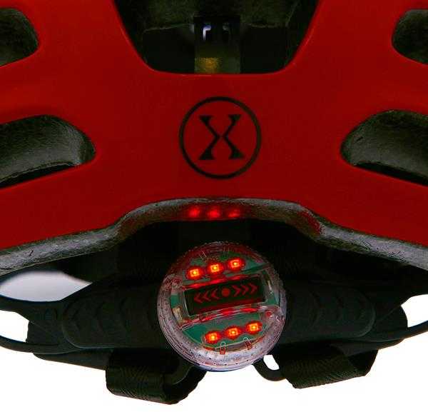 MTW01 LED ŠALMAS RAUDONAS DYDIS. S (44-50 cm) NILS EXTREME