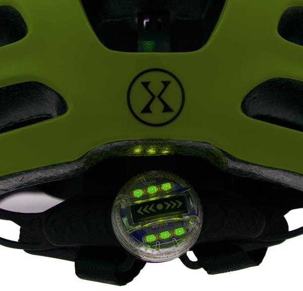 MTW01 LED ŽALIAS DYDIS. XS (43-49 cm) NILS EXTREME šalmas