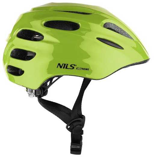 MTW01 LED ŽALIAS DYDIS. XS (43-49 cm) NILS EXTREME šalmas
