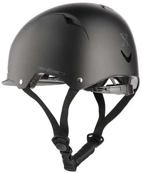 MTW02 Juodas DYDIS. XS (48-54cm) NILS EXTREME šalmas